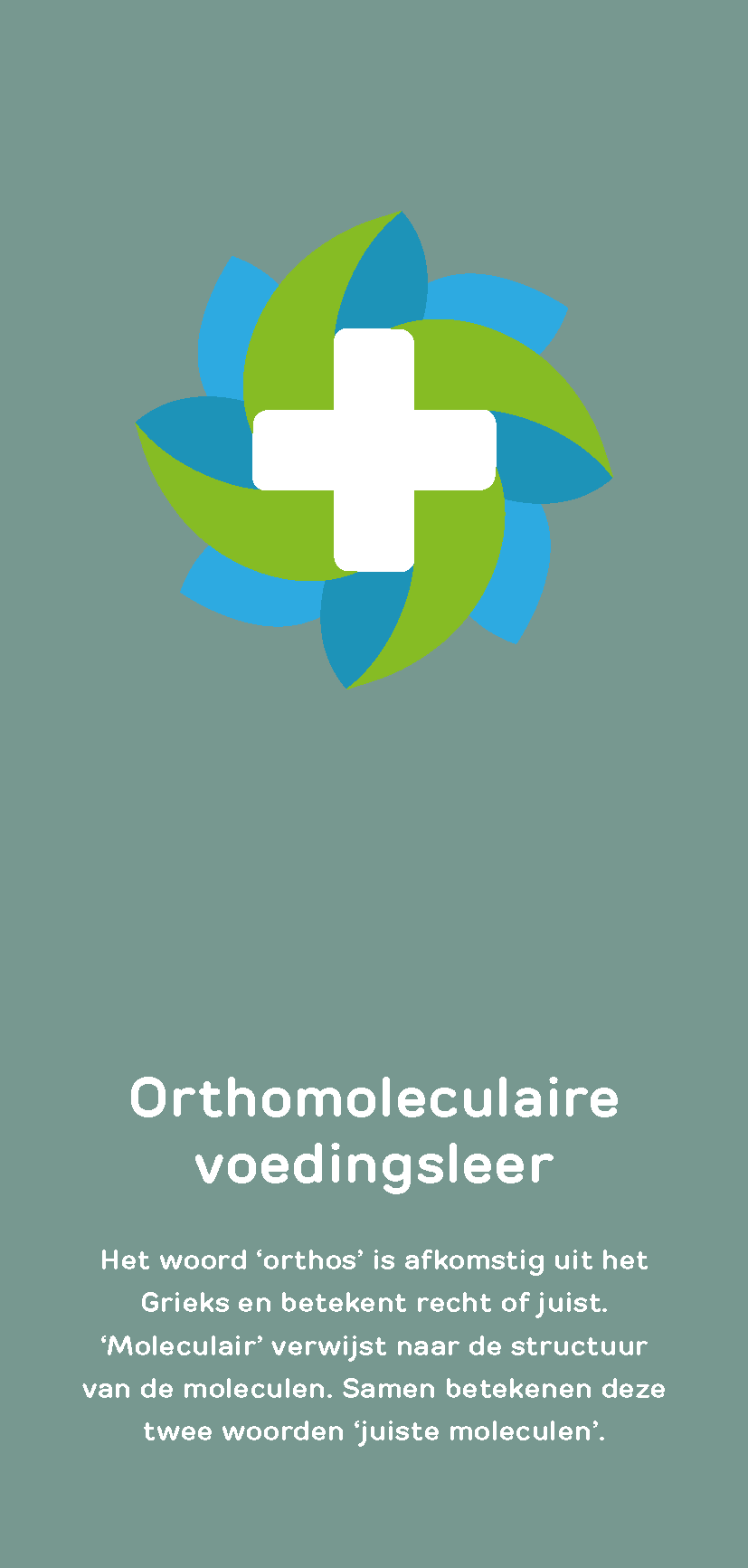 Flyer Orthomoleculaire voedingsleer