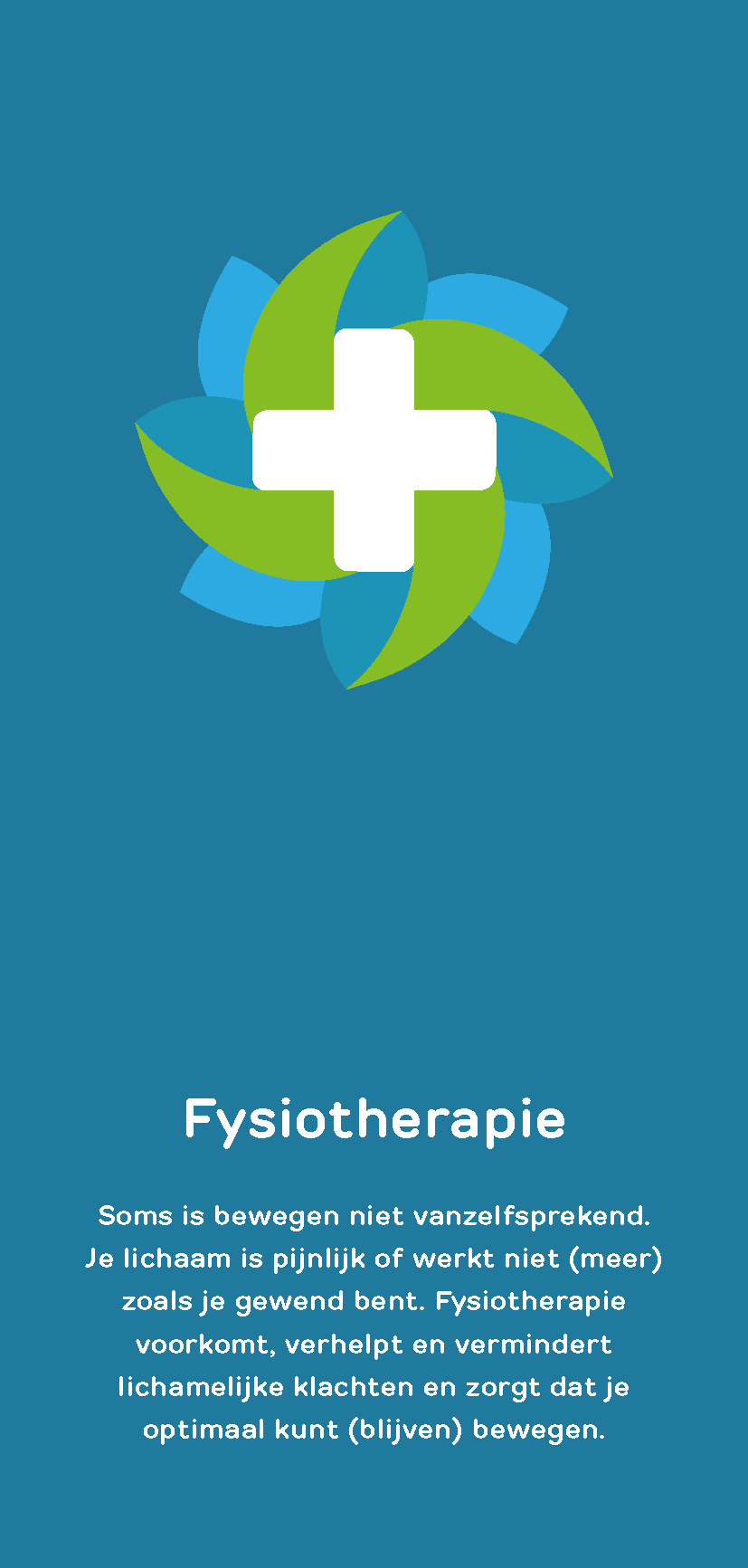 Flyer Fysiotherapie