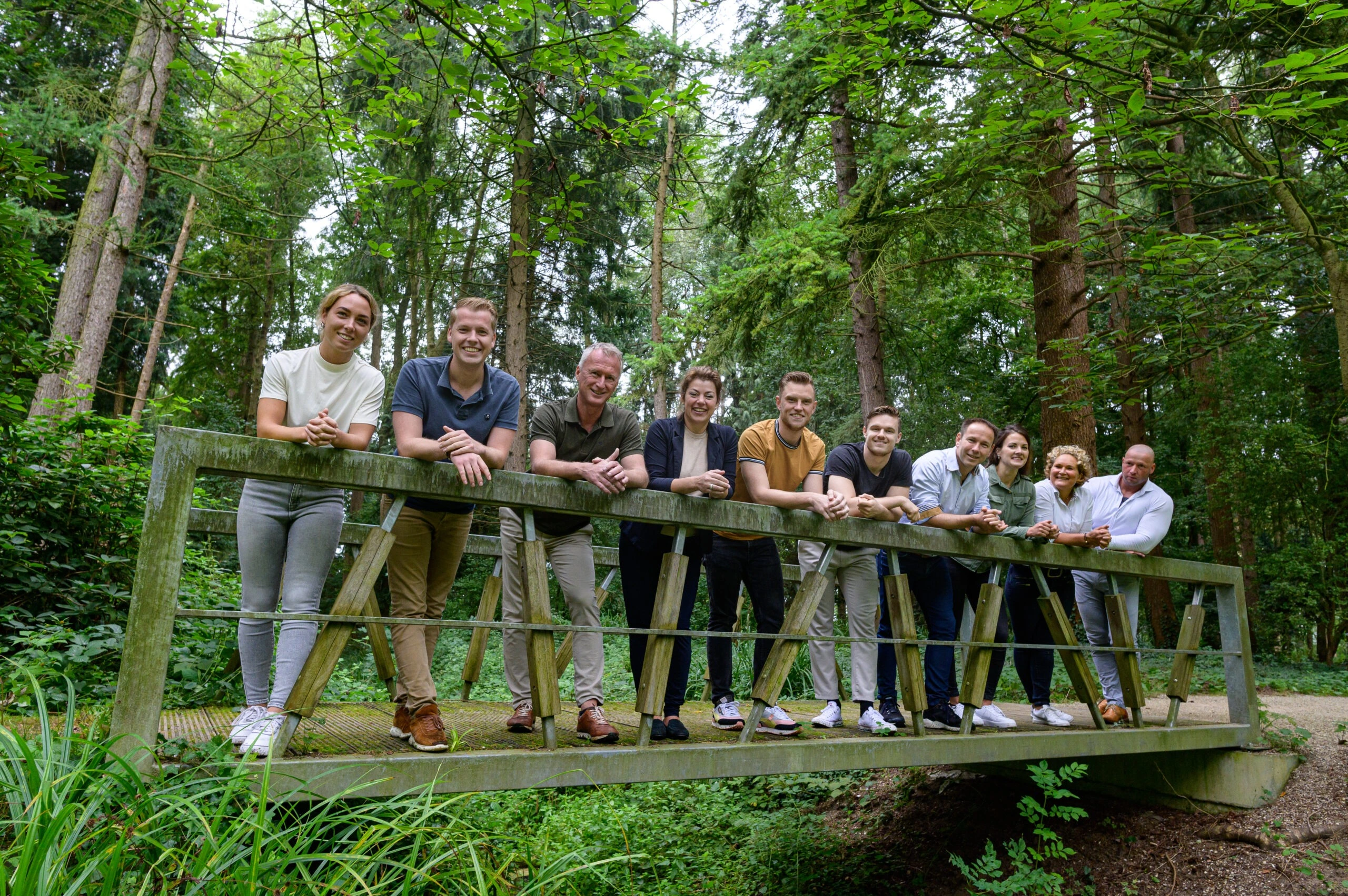 Groepsfoto IMC Babborga brug